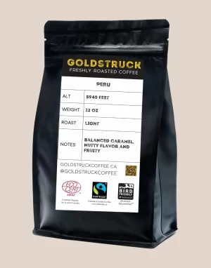 goldstruck peru coffee beans
