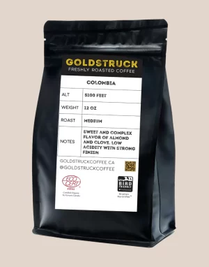 goldstruck colombia coffee beans