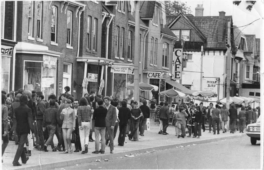 goldstruck yorkville neighbourhood back in the 60s